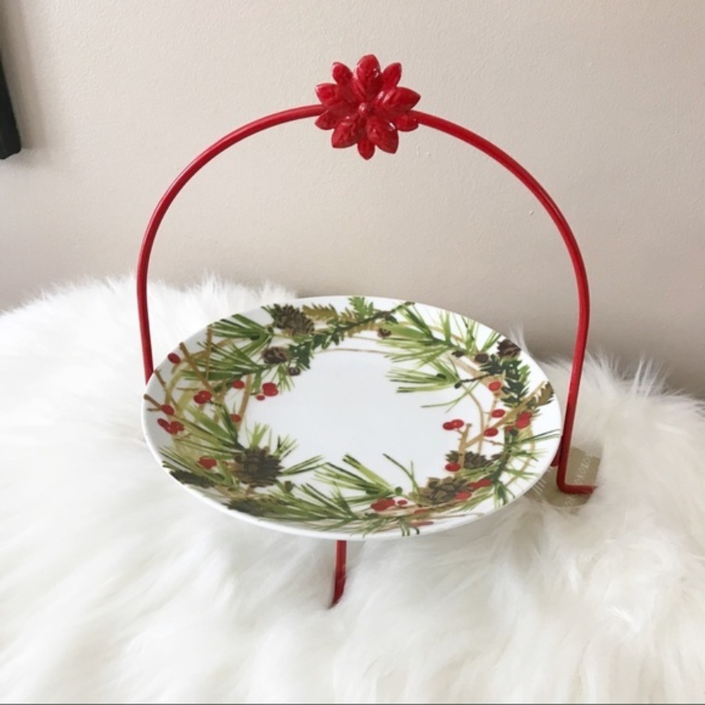 Festive Decorative  Hallmark Serving Plate, NWT